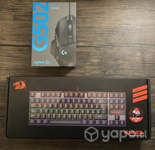 Conjunto de teclado y mouse gamer