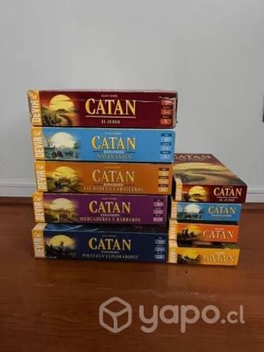 Pack colección Catan expansiones y ampliaciones
