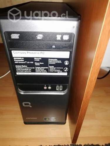 Monitor, teclado, mouse y torre