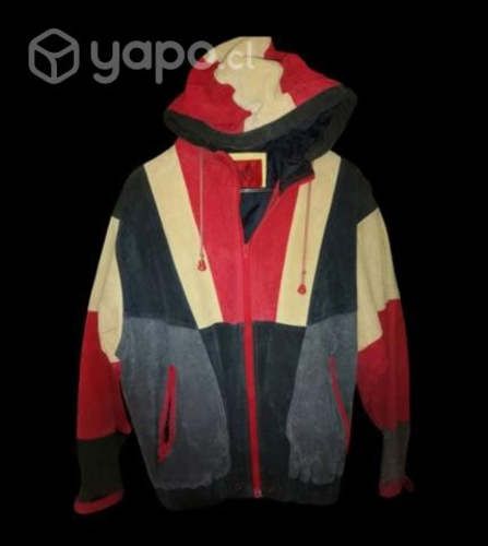 Parka de cuero vintage