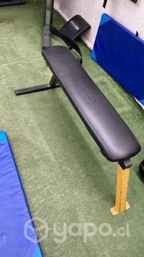 Banco plano para ejercicio de gimnasio