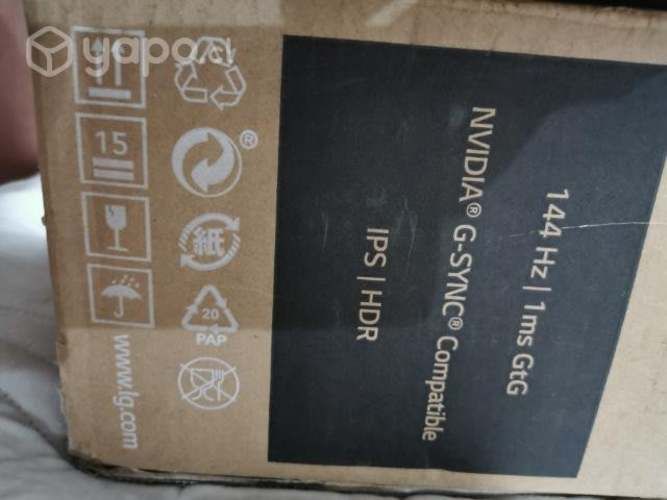 Monitor gamer 27" 144Hz LG UltraGear IPZ G-SYNC