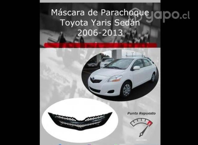 Mascara de Parachoque Yaris 2006-2013