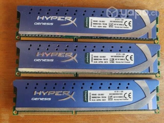 3 ram de 4gb ddr3-1600
