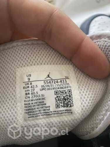 Zapatillas jordan azul marino