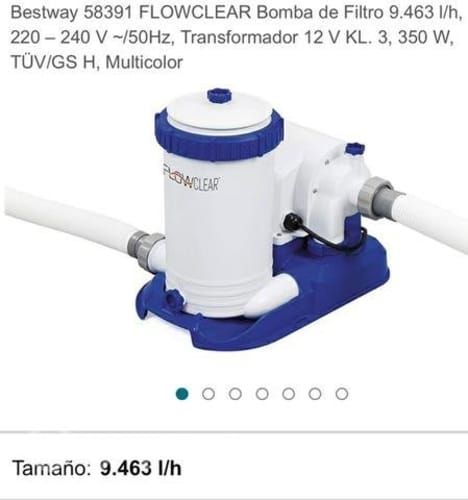 Bomba agua piscina Bestway