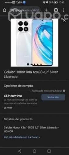 Celular Honor x8a