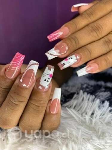 Uñas acrílicas, Pedicure etc coló