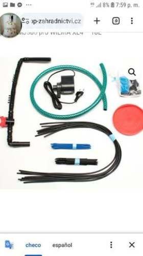 Auto riego 10 puntos de goteo de un metro para tod