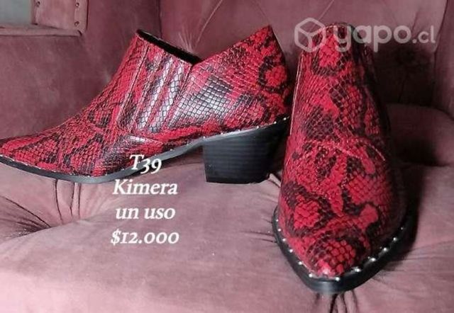 Botines rojos