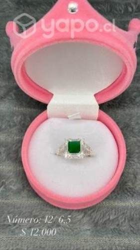 Anillos Plata Italiana 925 Nº 12 / 6.5