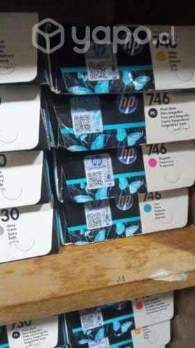 Tintas HP 746 y 730 colores originales de 300ml