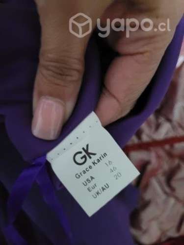 Bello vestido de fiesta talla 46