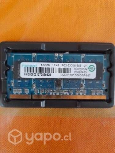 Memorias RAM DDR 2 para NOTEBOOK