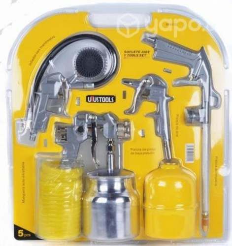 Soplete aire y tools 5pcs (spa05u)
