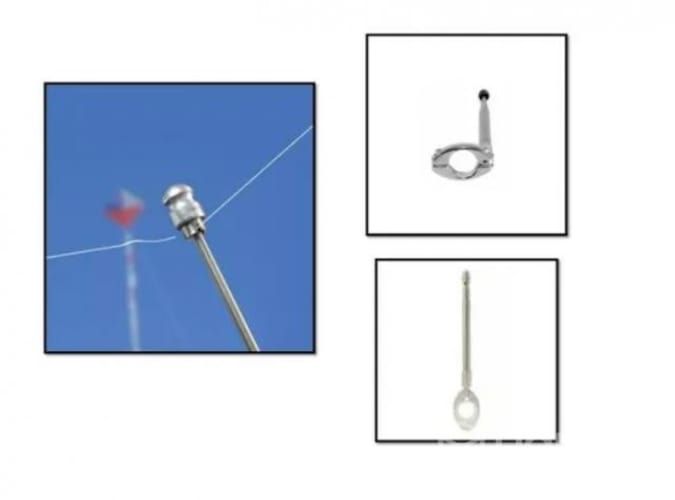 Antena De Seguridad Universal Corta Hilo Curado Pa