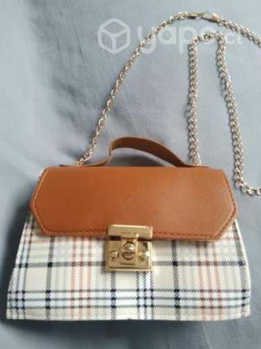 Cartera bolso color cafe