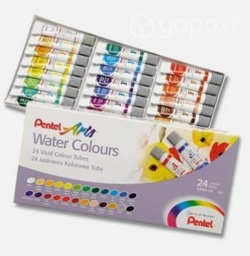 Acuarela pentel 24 colores