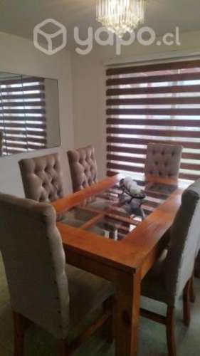 Comedor de madera 6 sillas