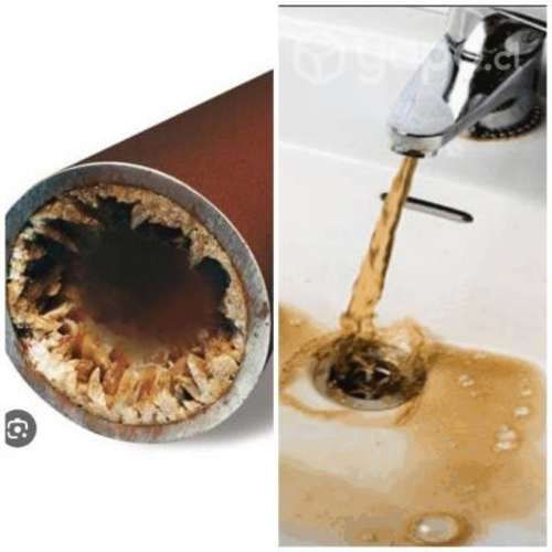 Limpieza de cañerías agua caliente