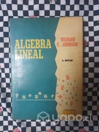 Álgebra Lineal de Richard E. Johnson. 267 páginas
