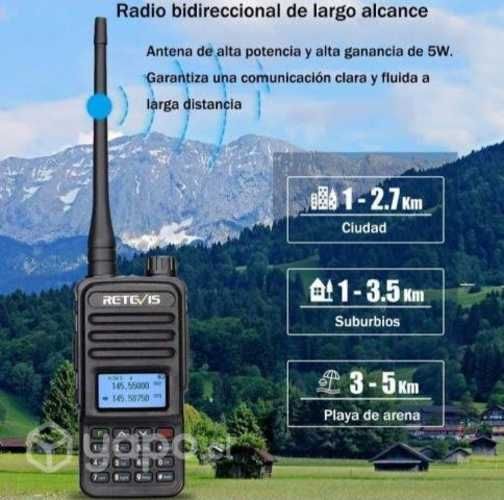Radio analoga dual band vhf-uhf