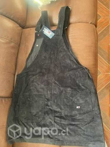 Jardinera tommy original color negro, de cotelé