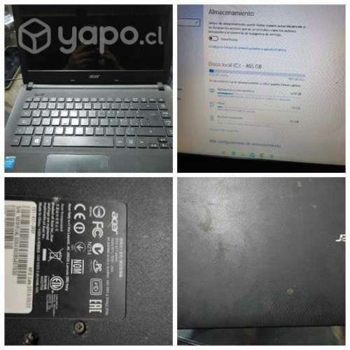 Notebook acer tr5qqu6