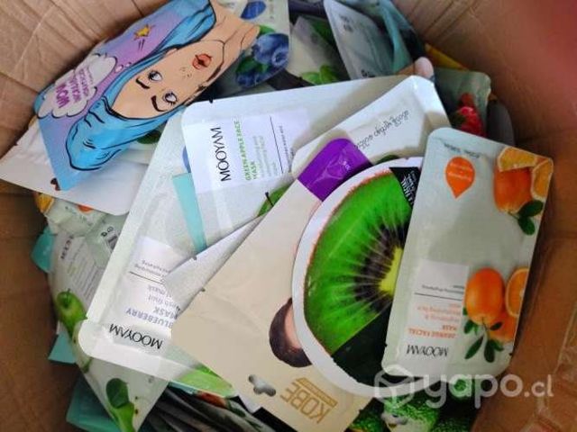 265 mascarillas faciales surtidas