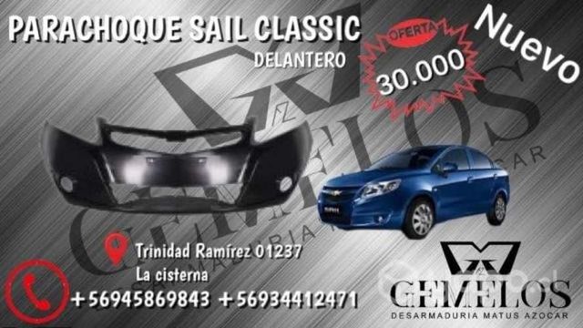 Parachoque delantero Chevrolet Sail Classic