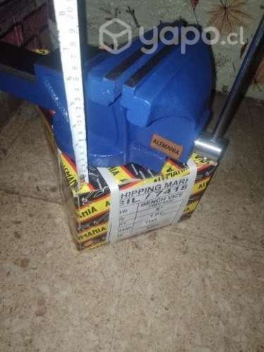 Tornillo mecánico de banco con yunque 8 pulgadas