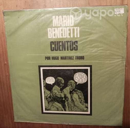 Vinilo Cuentos Mario Benedetti, Hugo Martínez Trob