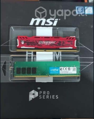 Pack i3 8100 con placa y 16GB de ram