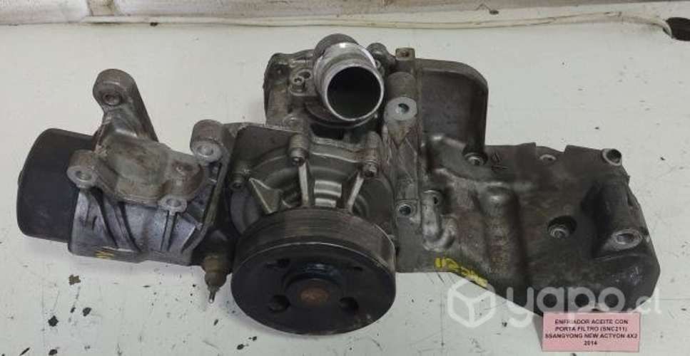 Enfriad Aceit c/Porta Filtr (211) SSangyong New Ac