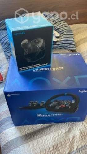 Volante logitech G29 y palanca de cambios