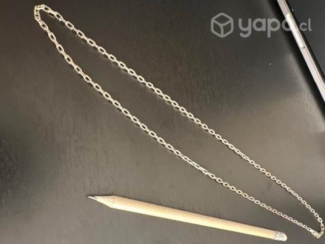 Cadena de plata hombre