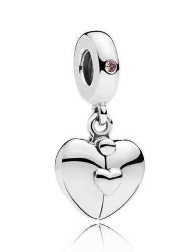 Charm pandora original family corazon