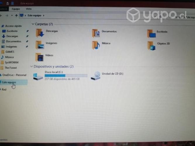 Notebook lenovo + cargador original