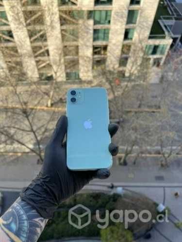IPhone 11 Verde menta 128GB, seminuevo sin caja