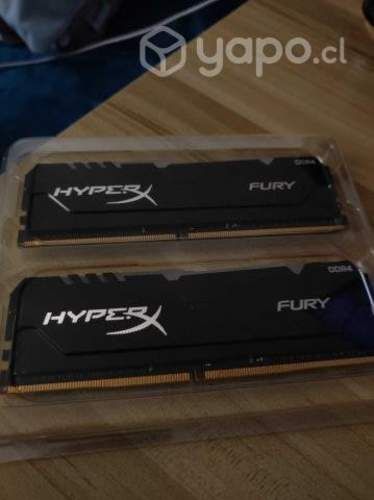 Hyperx Fury Black RGB 2400 mhz