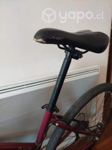 Bicicleta híbrida Lahsen mujer talla S aro 28