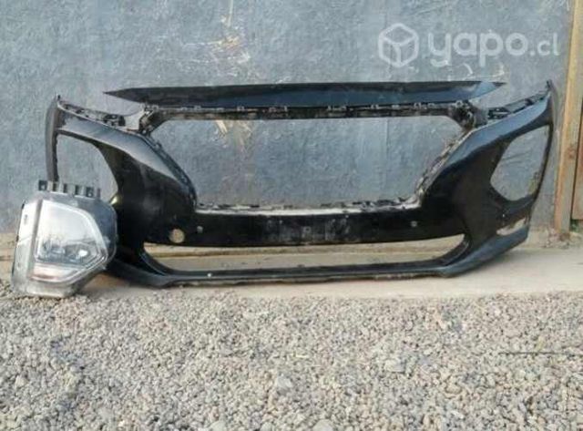 Parachoque y Optico Rh Hyundai Santa Fe