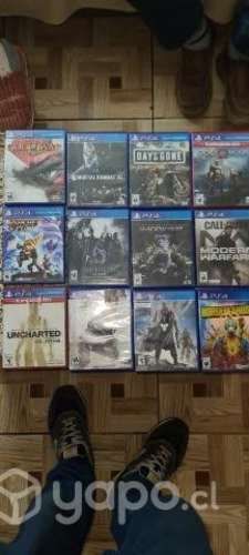 Play 4 con 12 juegos 1 mando uso adulto