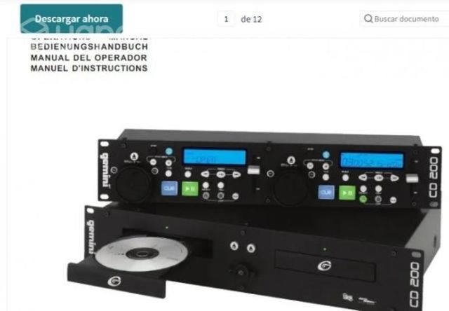 Cd-player gemini 200