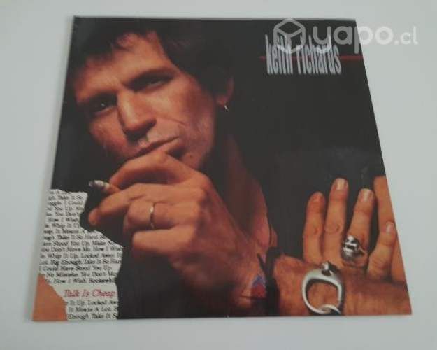 Vinilo Keith Richards &quot;Talk Is Cheap&quot; 1988