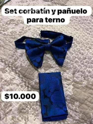 Set corbatín y pañuelo para terno