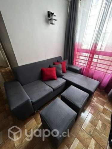 Sofá tv rack base cama