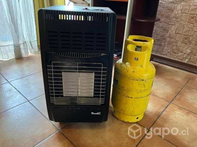 Estufa casi nueva, con regulador y Galón de 5 kg