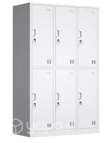 Casillero lockers metálico con 6 puestas