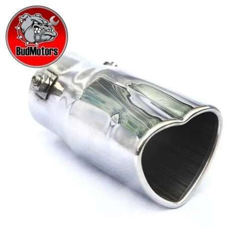 Cola de escape con forma corazón